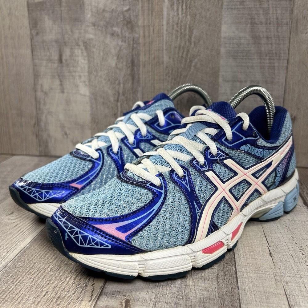 Asics GEL-Exalt 2 Women's Running Shoes Sneakers Blue Pink Size 8.5 T4B6N